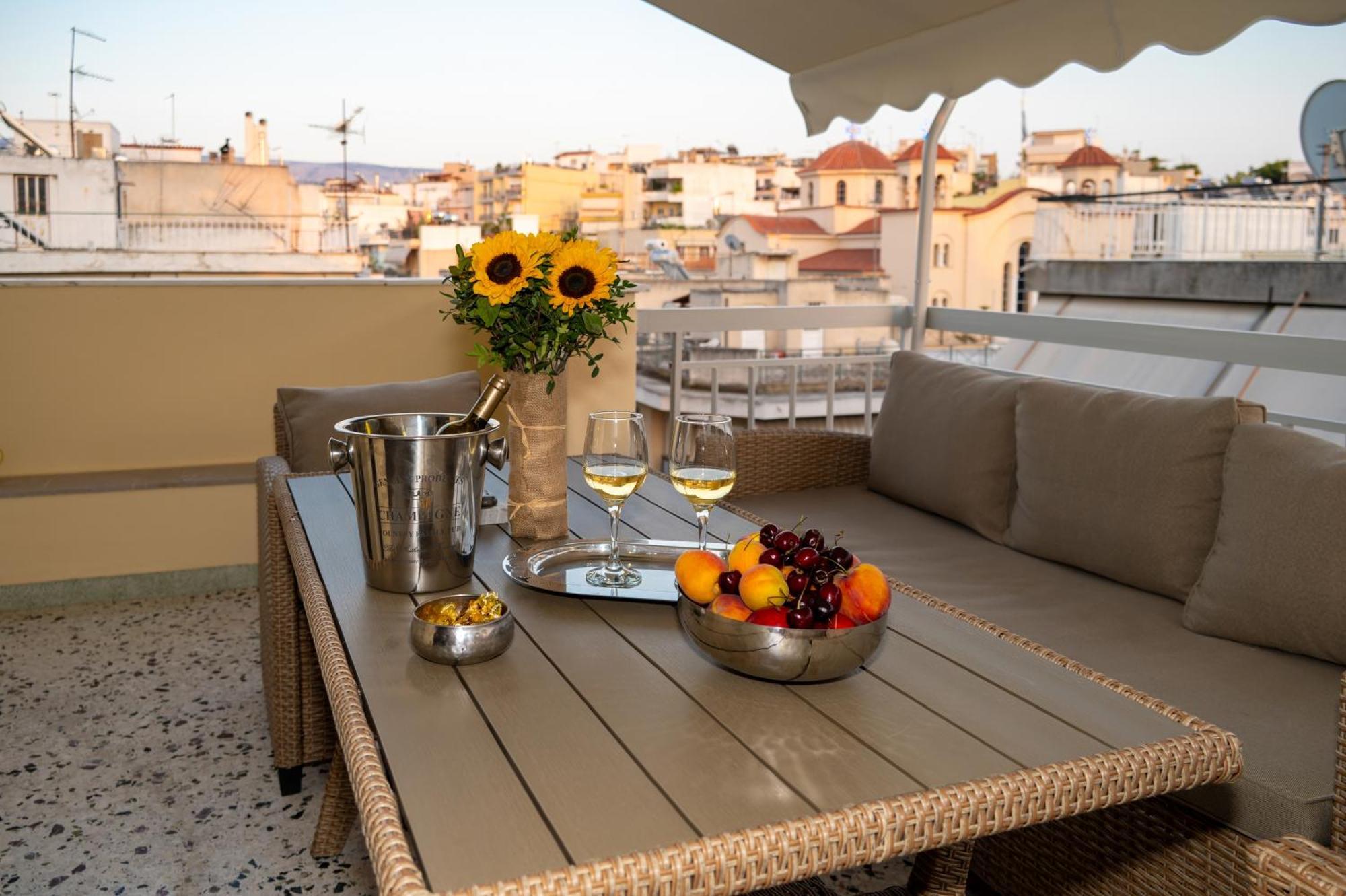 Acropolis Terrace View Apartment Atena Exterior foto