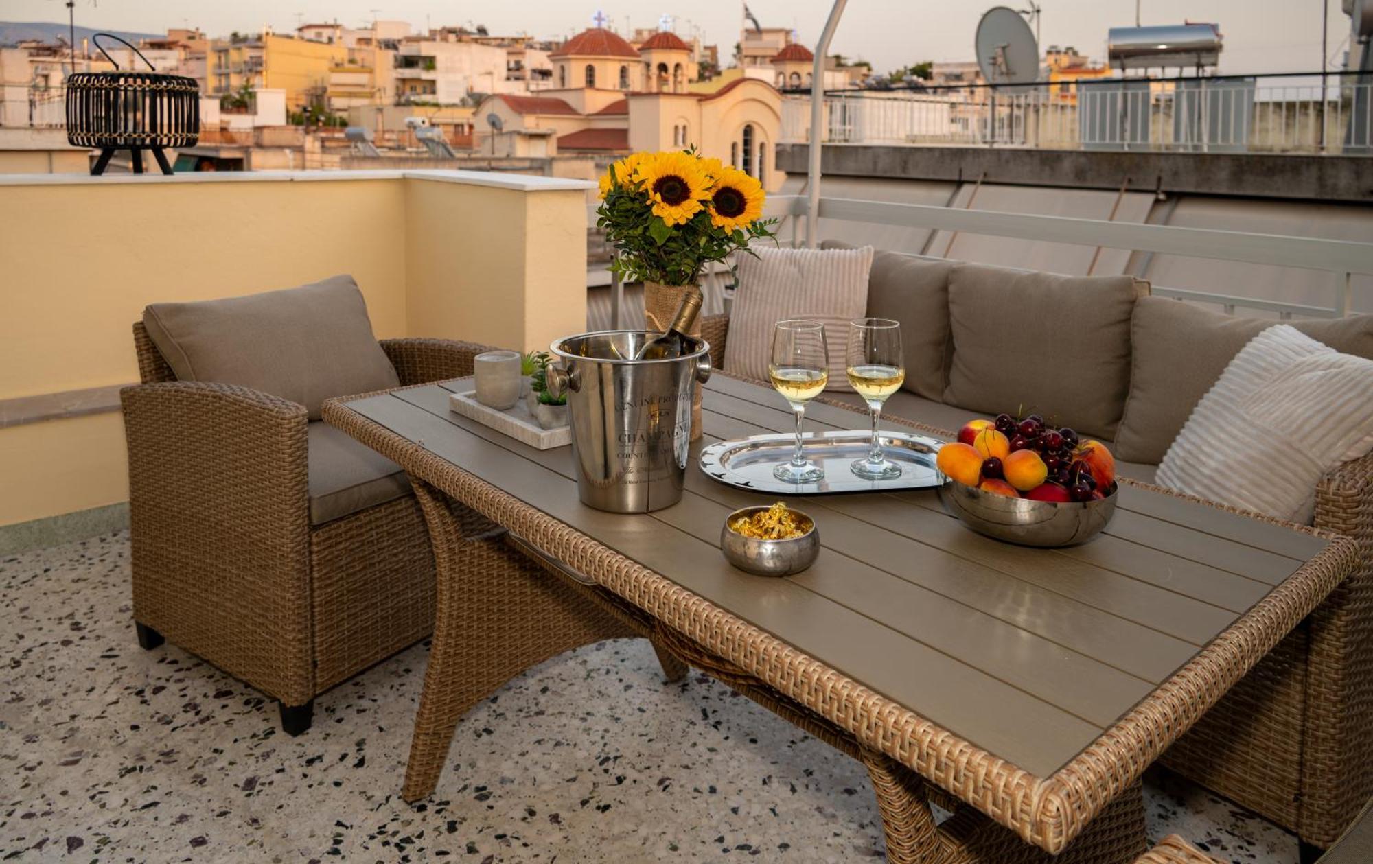 Acropolis Terrace View Apartment Atena Exterior foto